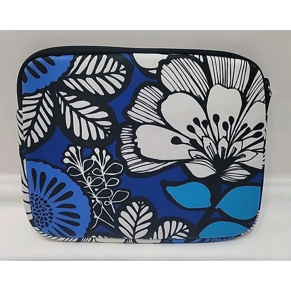 Vera Bradley E-Reader Tablet Sleeve Case Blue Bayou 8x10